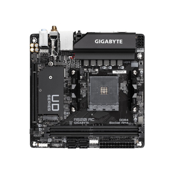Gigabyte-a520I-AC-motherboard