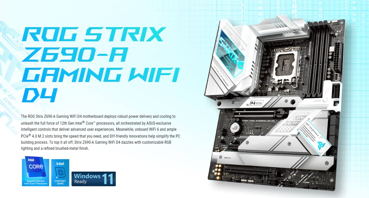 Asus ROG Strix Z690-A Gaming Wi-Fi D4
