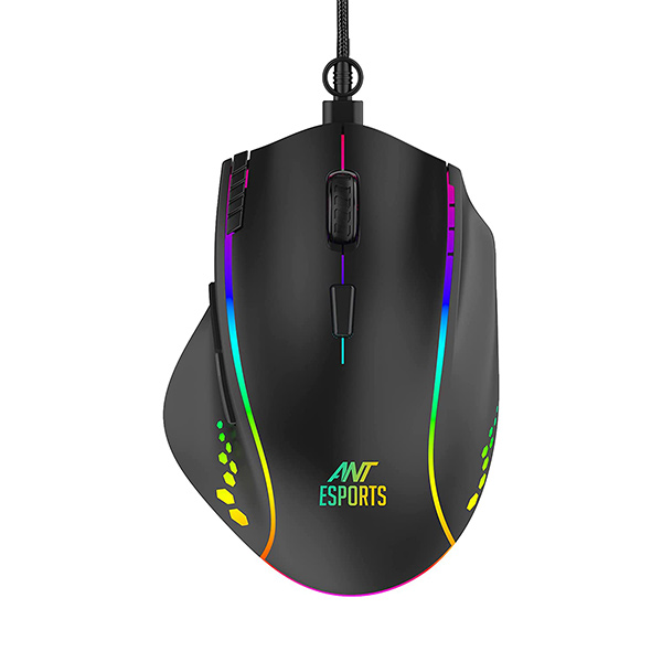 Ant Esports GM600 RGB Wired Programable Gaming Mouse With 7200 DPI