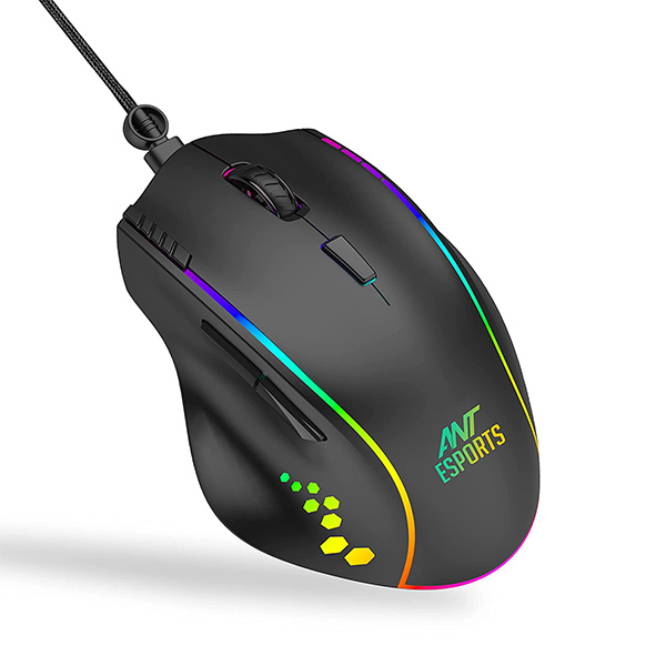 Ant Esports GM600 RGB Wired Programable Gaming Mouse With 7200 DPI - Image 2