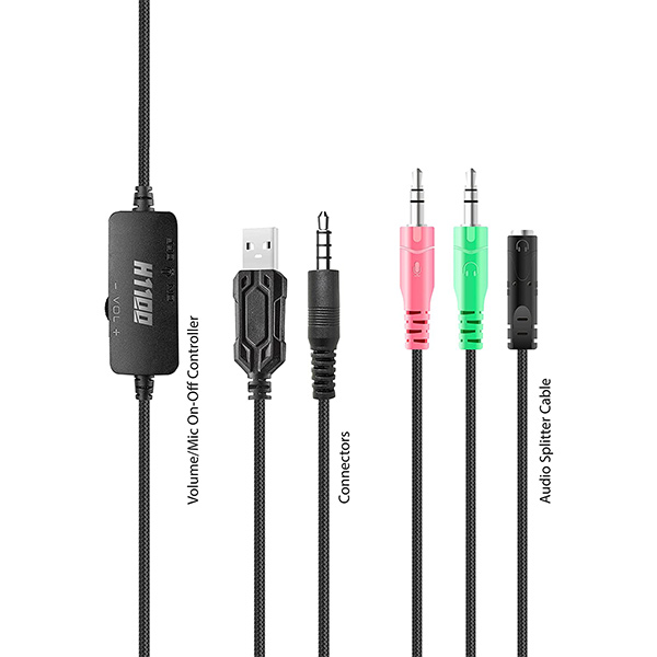 Ant Esports H1100 Pro RGB 3.5mm Wired Gaming Headset - Image 3