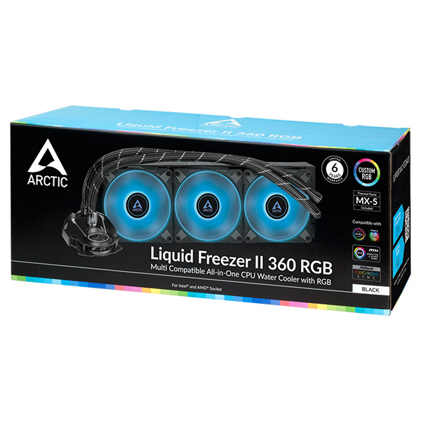 Arctic Liquid Freezer II 360 RGB Black CPU Liquid Cooler