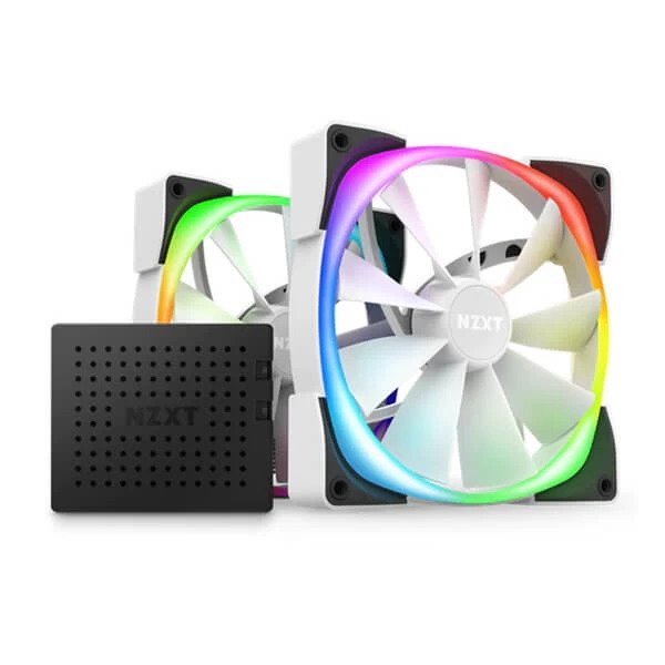 NZXT Aer RGB 2 White 140MM Twin Pack