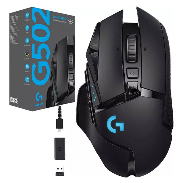 Logitech G502 HERO LIGHTSPEED Wireless Gaming Mouse