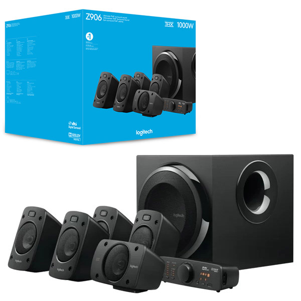 Logitech - Z906 5.1 THX Surround Sound – ViewQwest Pte Ltd