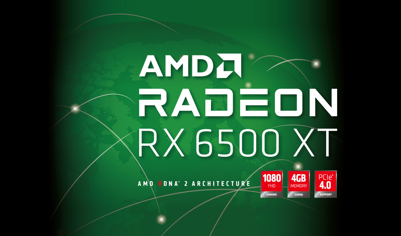 PowerColor AMD RX 6500 XT ITX 4GB