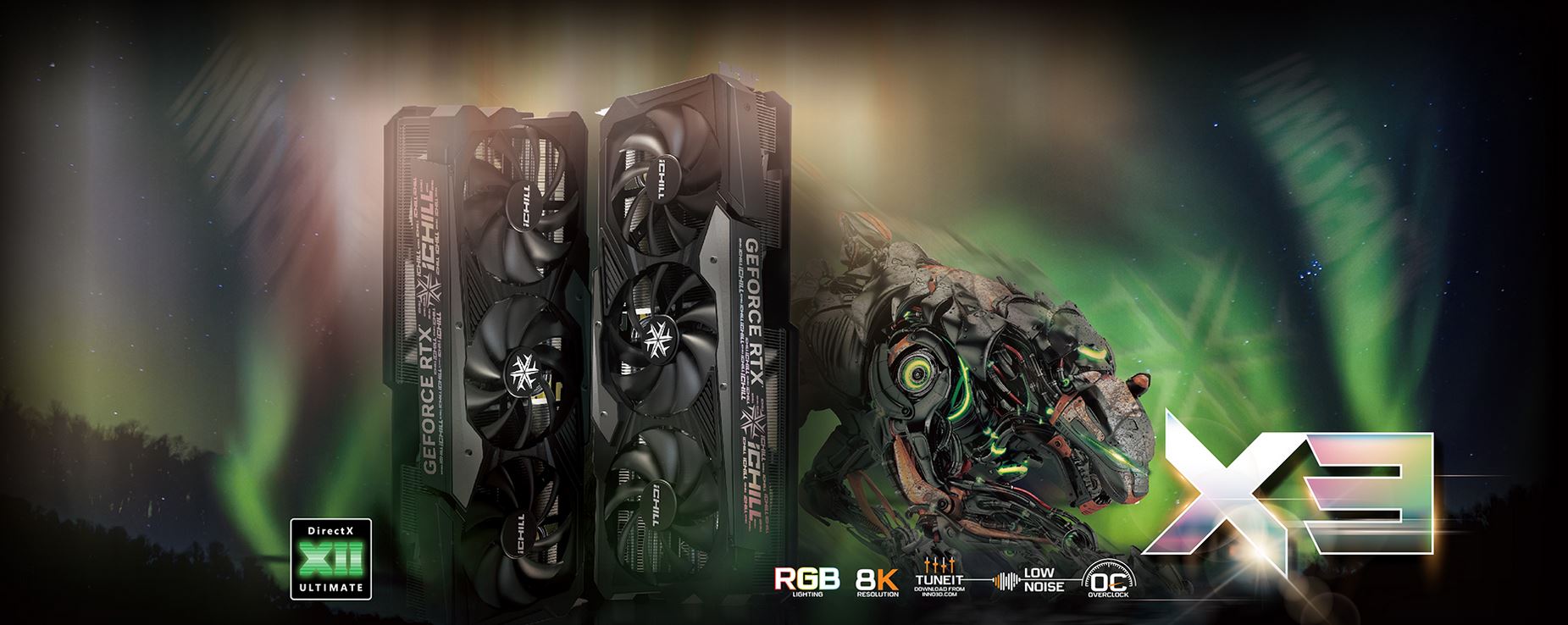 Inno3d RTX 4070 Ti 12GB iCHILL X3