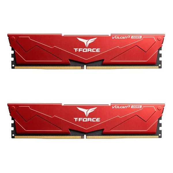 TeamGroup T-Force Vulcan α 32GB(16GBx2) 6000MHz Red DDR5 CL38