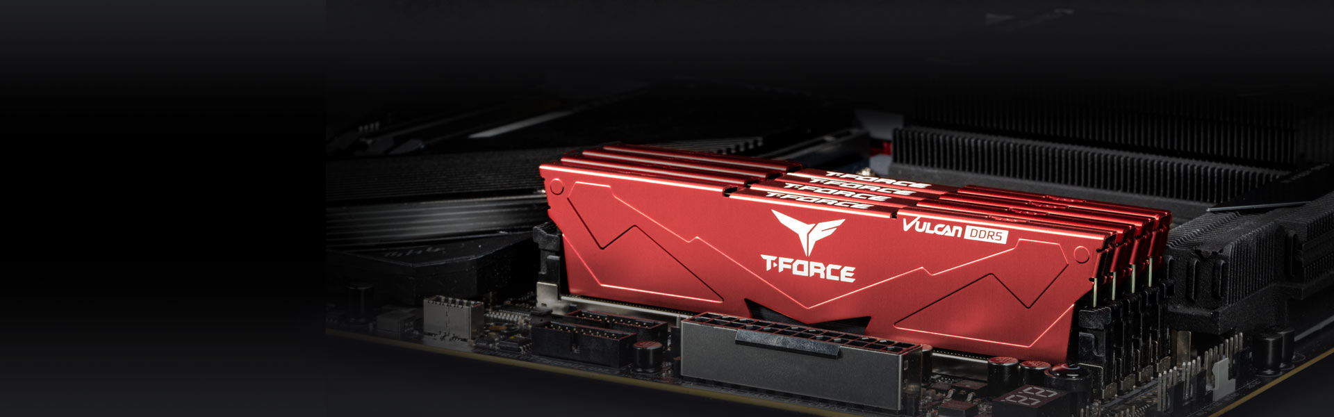 TeamGroup T-Force Vulcan 8GB(8GBx1) 5200MHz Black DDR5 CL40