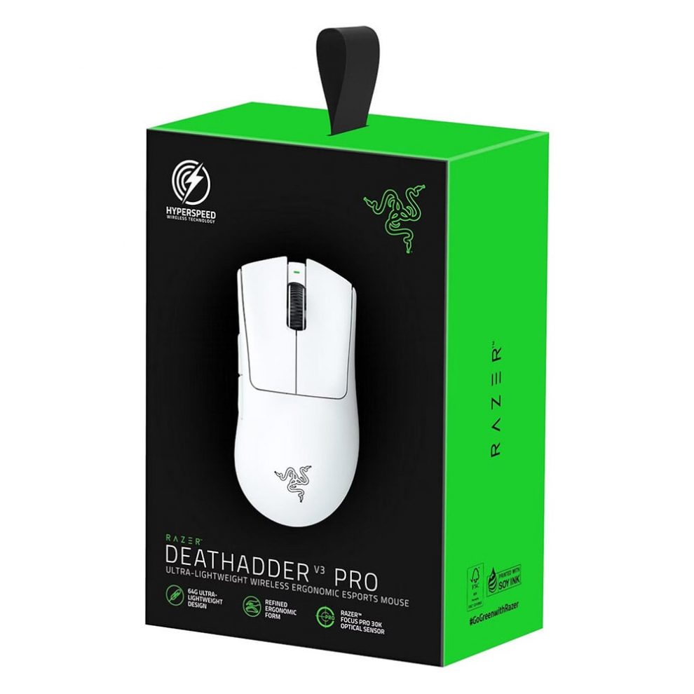 Death Razer White Razer DeathAdder V3 Pro White at Best Price | Ezpz Solutions