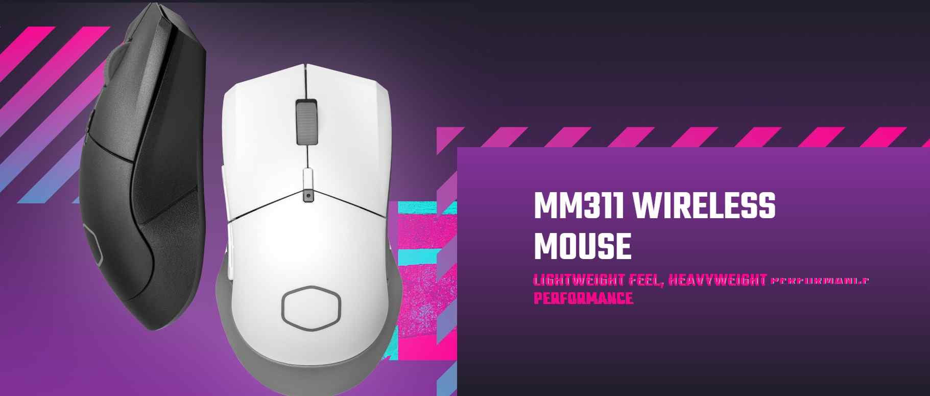 Cooler Master MasterMouse MM311 RGB Wireless Mouse - White [MM-311
