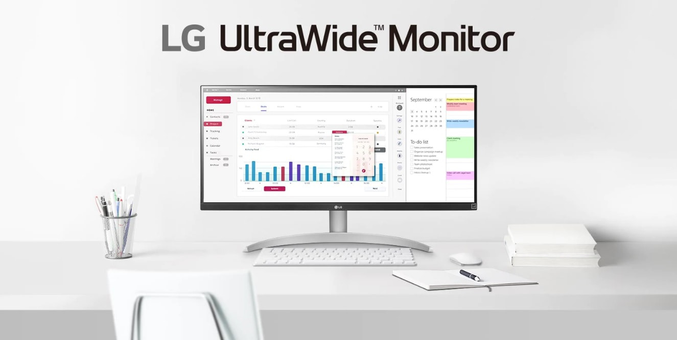 29(73.66cm) 21:9 UltraWide™ Full HD IPS Monitor with AMD FreeSync™ -  29WQ600-W