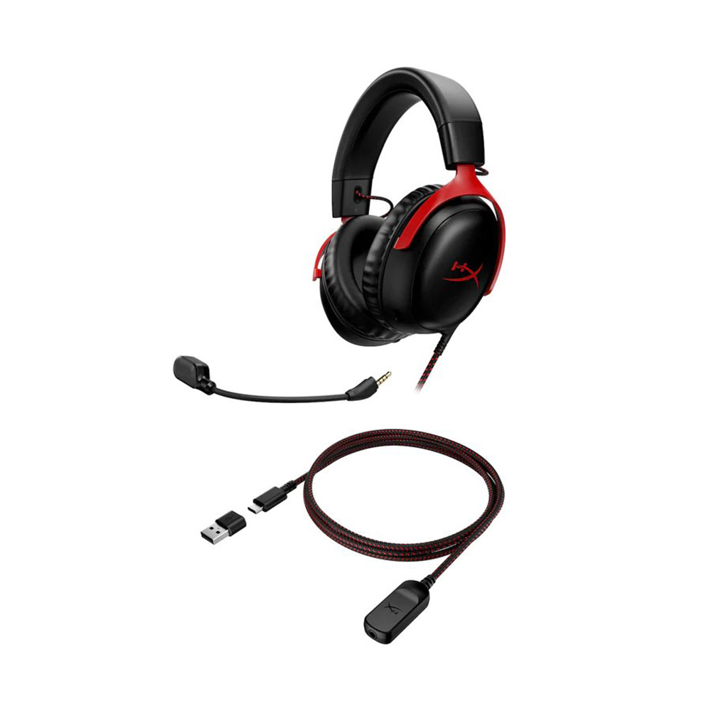 HyperX Cloud III Black Red Gaming Headset Ezpz Solutions