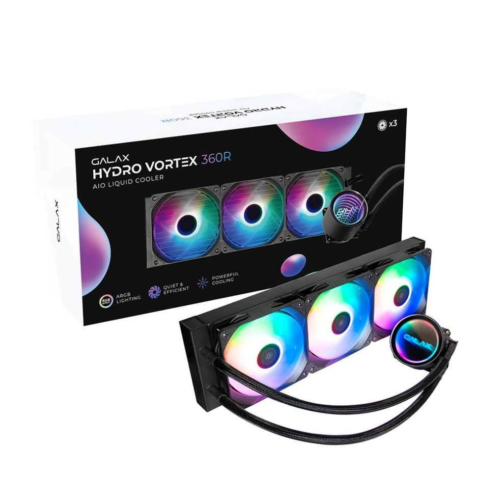 Buy Galax Hydro Vortex 360R ARGB Black CPU Liquid Cooler