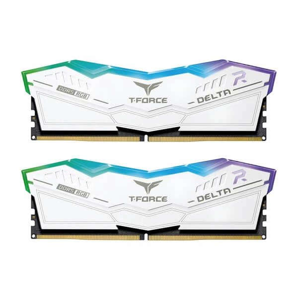 TeamGroup T-Force Delta RGB 32GB (16GBx2) 5200MHz DDR5 White