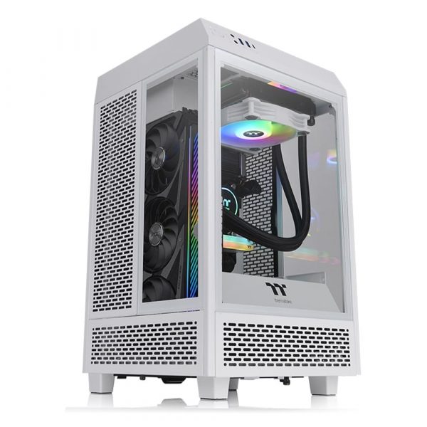 Thermaltake The Tower 100 White Mini Tower Gaming Cabinet
