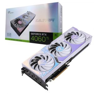 Colorful iGame RTX 4060 Ti White Ultra OC-V 8GB Triple Fan Graphics Card