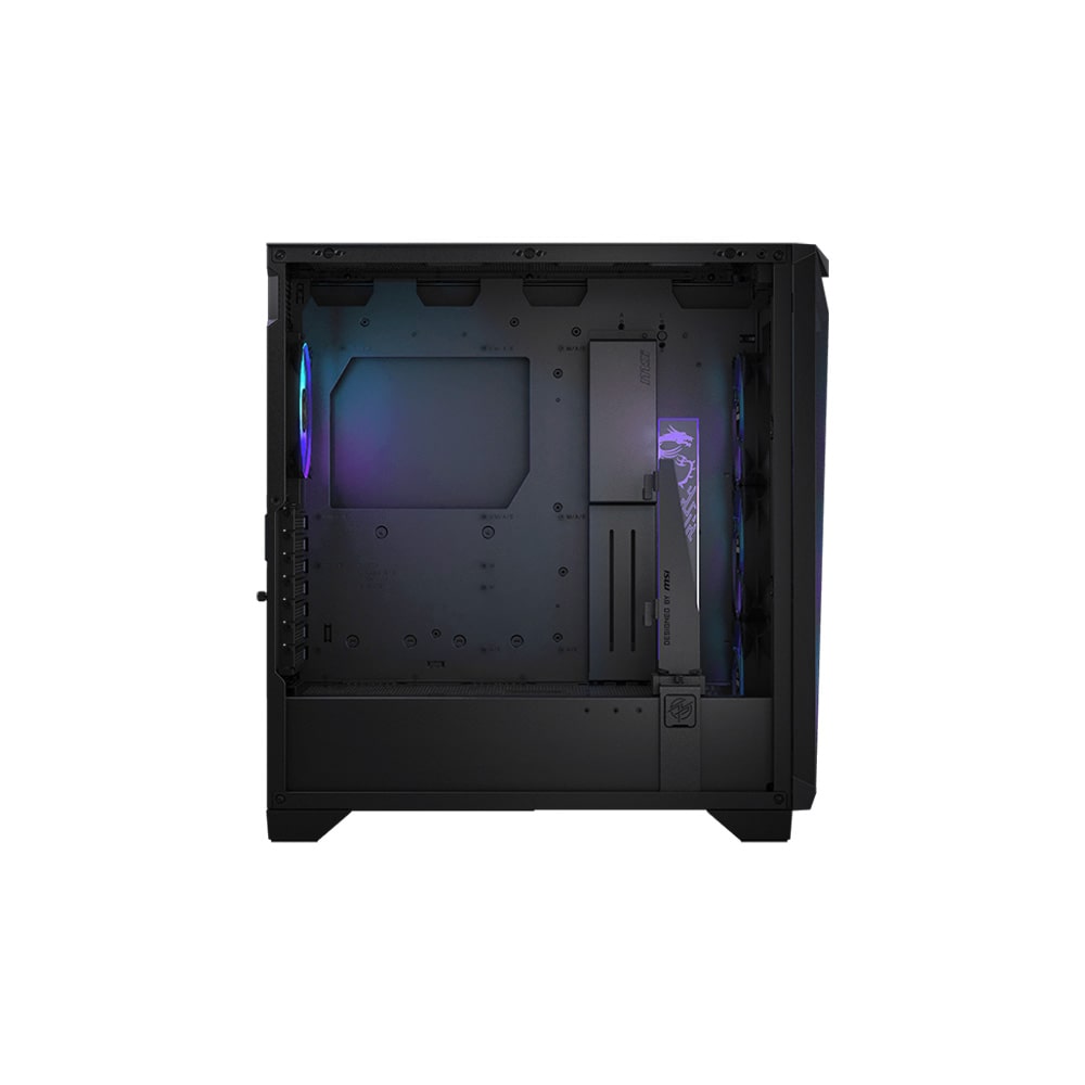 MSI MPG Gungnir 300R Airflow ARGB Black Mid Tower Gaming Cabinet , ATX Support, Up To 360 mm Radiator Support - Image 3