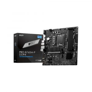 MSI PRO B760M-P DDR4 Intel LGA 1700 Socket Motherboard Features: