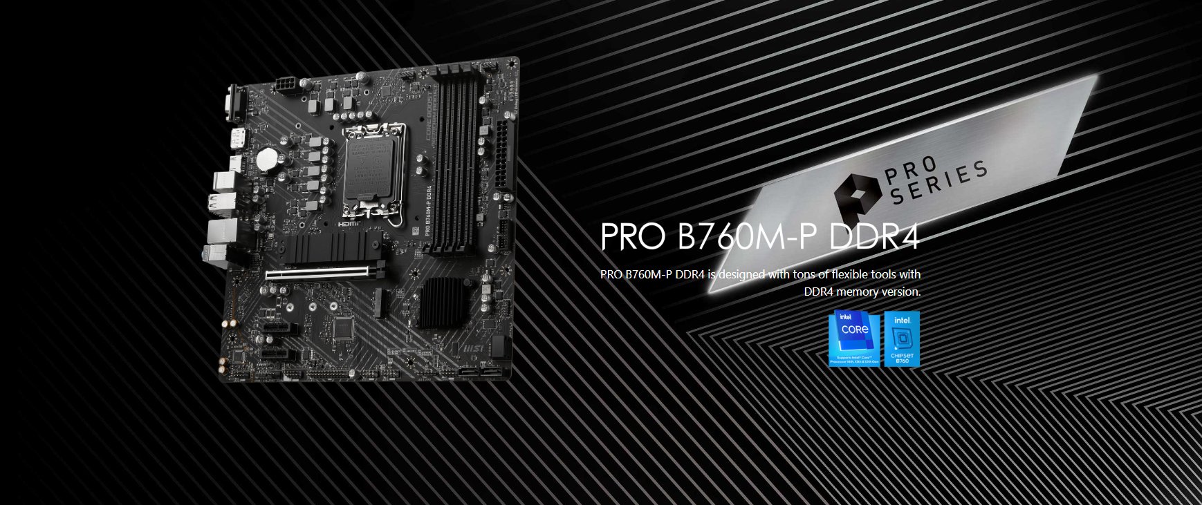 MSI PRO B760M-P DDR4