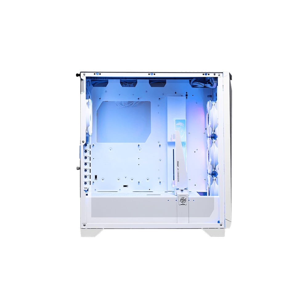 MSI MPG GUNGNIR 300R AIRFLOW White Mid Tower Cabinet, E-ATX Support, Mesh Front, USB Type C, Up To 360 mm Radiator Support - Image 5