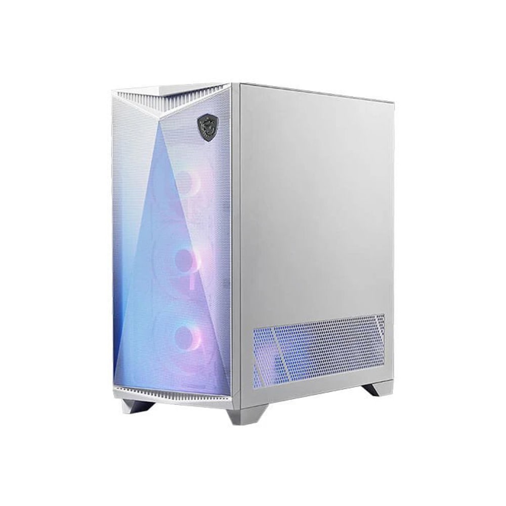 MSI MPG GUNGNIR 300R AIRFLOW White Mid Tower Cabinet, E-ATX Support, Mesh Front, USB Type C, Up To 360 mm Radiator Support - Image 3