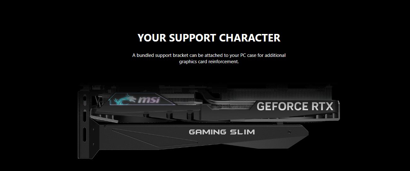 MSI RTX 4070 Ti Super Gaming Slim 16GB Graphics Card