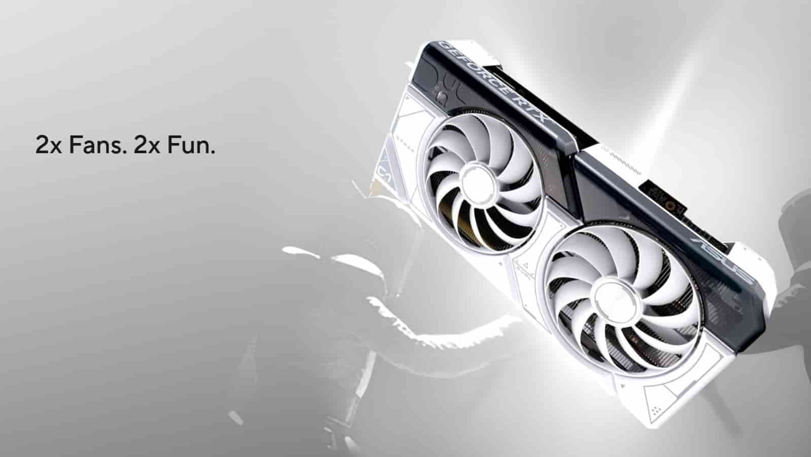 Asus Dual RTX 4070 Super White OC 12GB Graphics Card