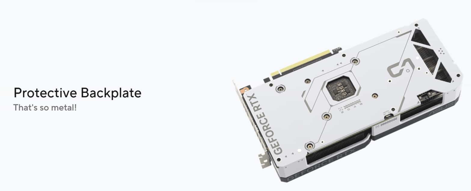 Asus Dual RTX 4070 Super White OC 12GB Graphics Card