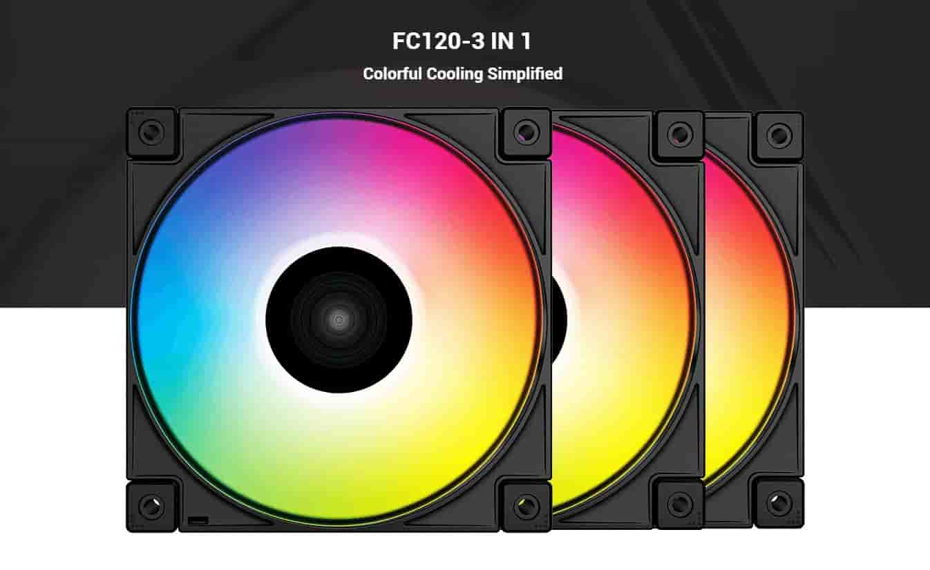 Deepcool FC120 120mm ARGB Fan (3-Fan Pack)