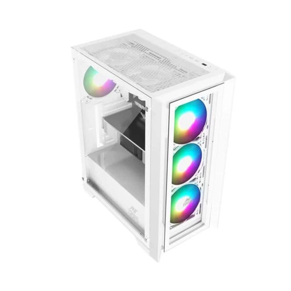 Ant Esports ICE-170TG White Gaming Cabinet - Image 2