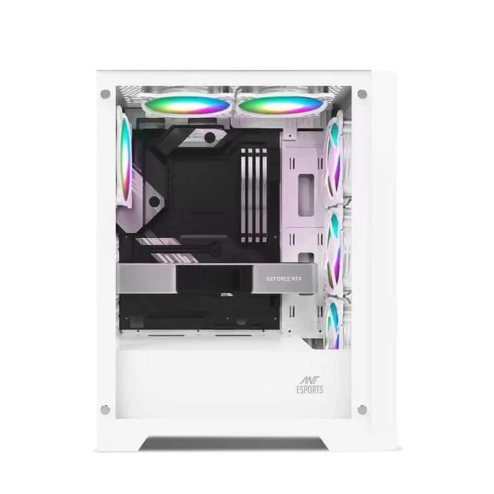 Ant Esports ICE-170TG White Gaming Cabinet - Image 4