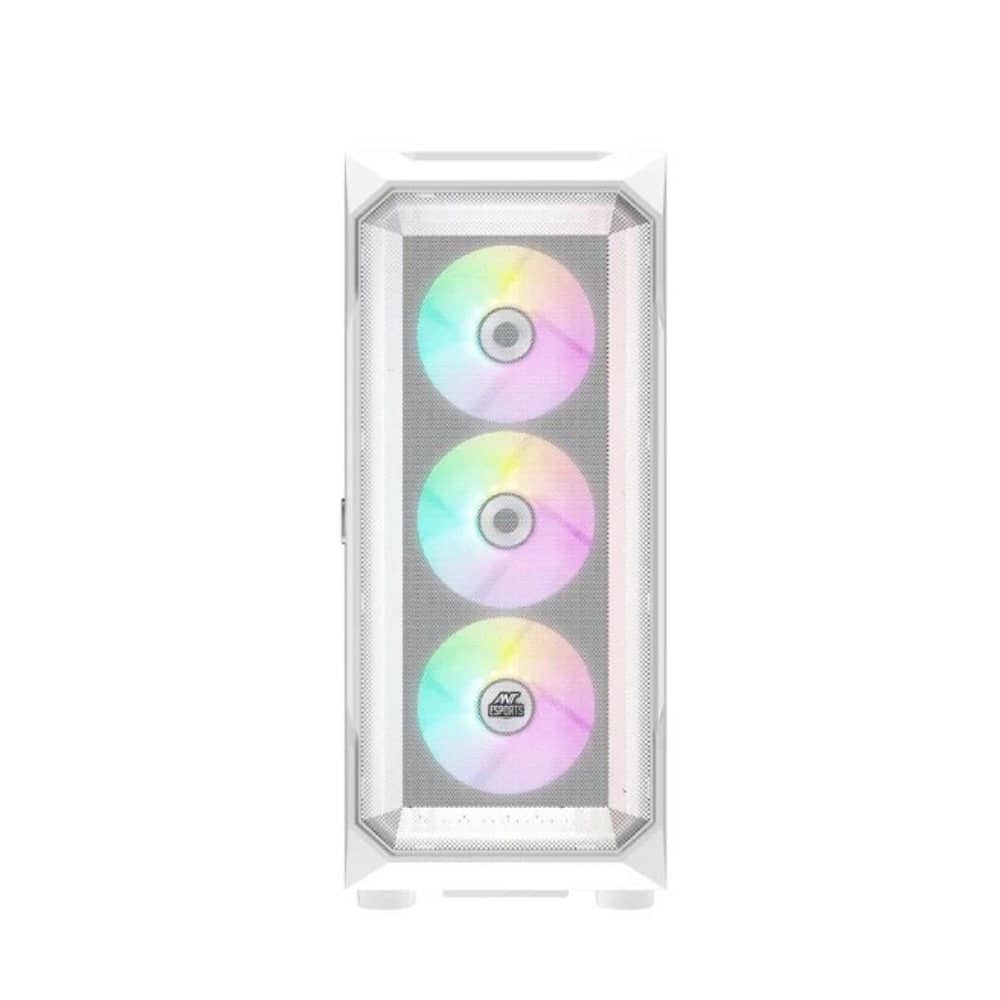 Ant Esports ICE-410TG White Gaming Cabinet - Image 2