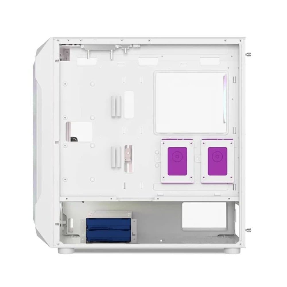 Ant Esports ICE-410TG White Gaming Cabinet - Image 3