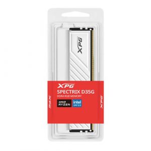 Home 50 Adata XPG Spectrix D35G RGB White 16GB 3200MHz CL16 DDR4 Desktop RAM