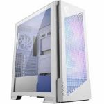 MSI MPG VELOX 300R AIRFLOW PZ White Mid-Tower Gaming Cabinet Front View