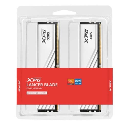 Adata XPG Lancer Blade White 32GB (16GBx2) 6000MHz CL48 DDR5 Desktop RAM