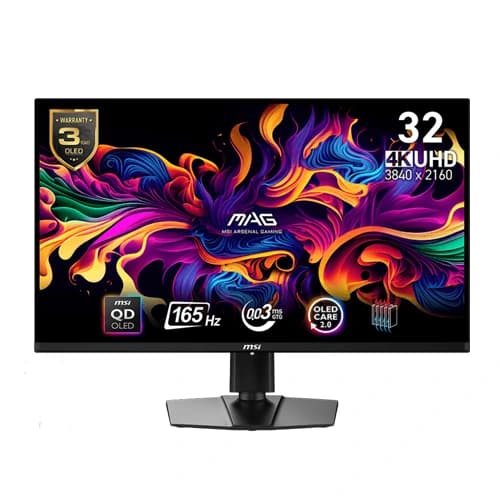 MSI MAG 321UP QD-OLED 32 Inch 165Hz 4K UHD Gaming Monitor