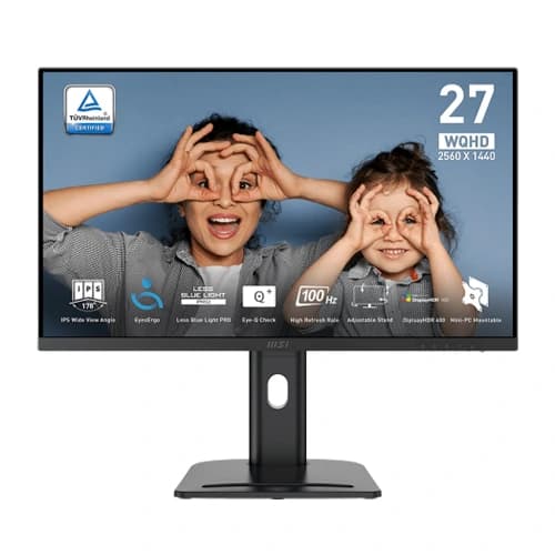 MSI Pro MP273QP E2 27Inch QHD 100Hz IPS Business Monitor