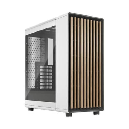 Fractal Design North Chalk TG Clear White Mid-Tower Cabinet White