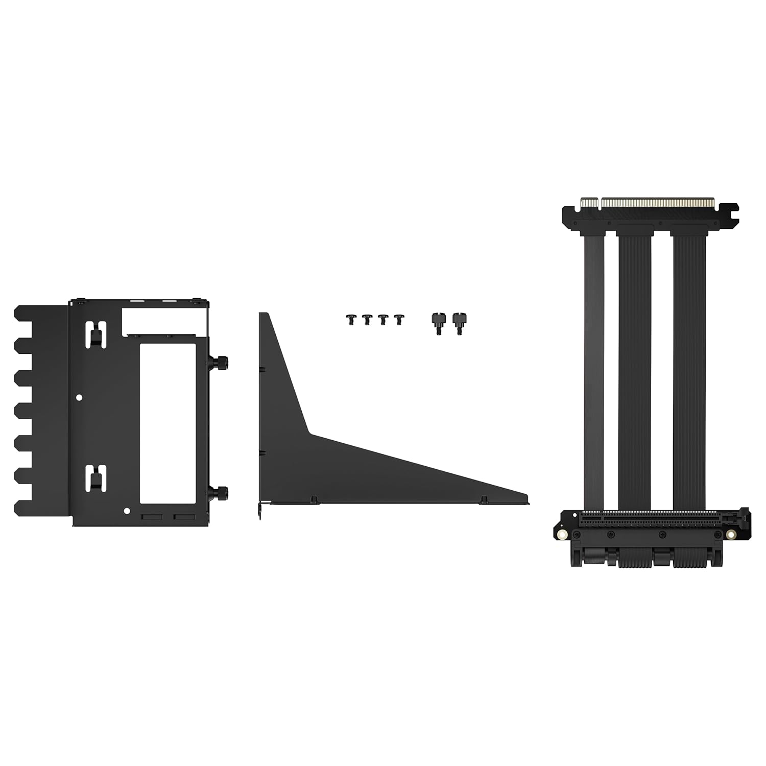 Fractal Design Flex 2 PCIe 4.0 Black vertical GPU riser bracket
