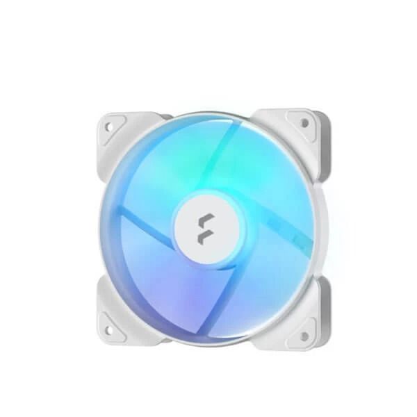 Fractal Design Aspect 12 White RGB 120mm case fan front view