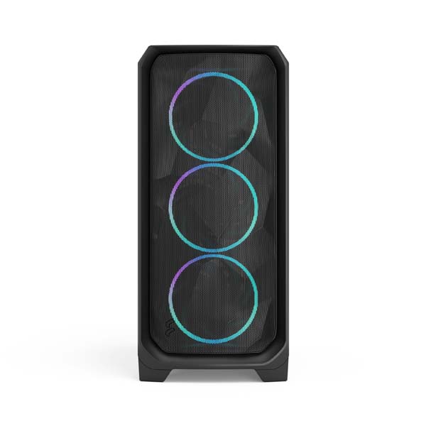 Fractal Design Meshify 3 RGB Black Mid‑Tower Cabinet with USB Type‑C, 3 ARGB Fans, E‑ATX Support & Up to 360 mm Radiator Support - Image 6
