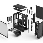 Fractal Design Meshify 3 Ambience Pro RGB Black Mid-Tower Cabinet with Light-Tint Tempered Glass, Type C Port, 3 ARGB Fans, E-ATX Support & Up to 360mm Radiator Support - Image 2