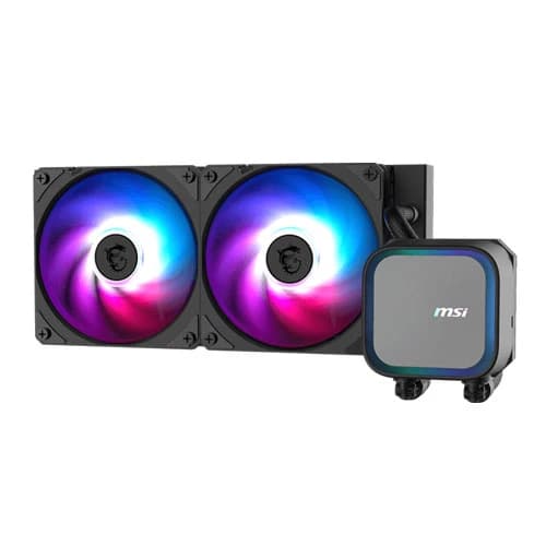 MSI MAG Coreliquid A13 240 ARGB 240mm with Intel & AMD Socket Support, Dual 120mm Fans, CPU Liquid Cooler - Image 2