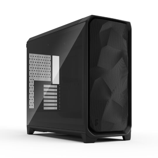 Fractal Design Meshify 3 XL Black Full-Tower Cabinet with Type-C, Light-Tint Tempered Glass, E-ATX Support & Up to 420mm Radiator Support