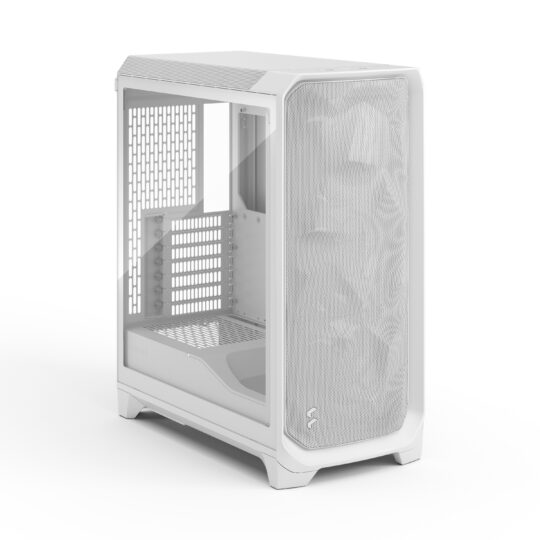 Fractal Design Meshify 3 RGB White Mid-Tower Cabinet with Type-C, Clear-Tint Tempered Glass, 3 ARGB Fans, E-ATX Support & Up to 360mm Radiator Support - Image 11