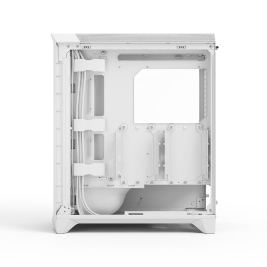 Fractal Design Meshify 3 RGB White Mid-Tower Cabinet with Type-C, Clear-Tint Tempered Glass, 3 ARGB Fans, E-ATX Support & Up to 360mm Radiator Support - Image 3