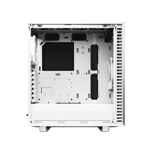 Fractal Design Define 7 Compact Solid White Mid‑Tower Cabinet with USB Type‑C,Sound‑Dampened Steel Panels, ATX Support & Up to 360 mm Radiator Support - Image 7