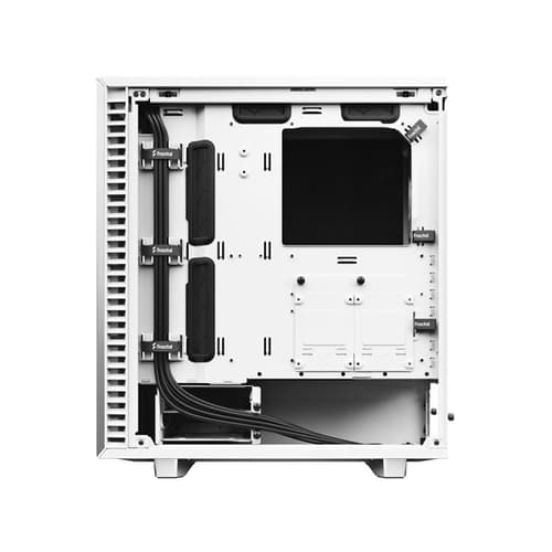 Fractal Design Define 7 Compact Solid White Mid‑Tower Cabinet with USB Type‑C,Sound‑Dampened Steel Panels, ATX Support & Up to 360 mm Radiator Support - Image 5